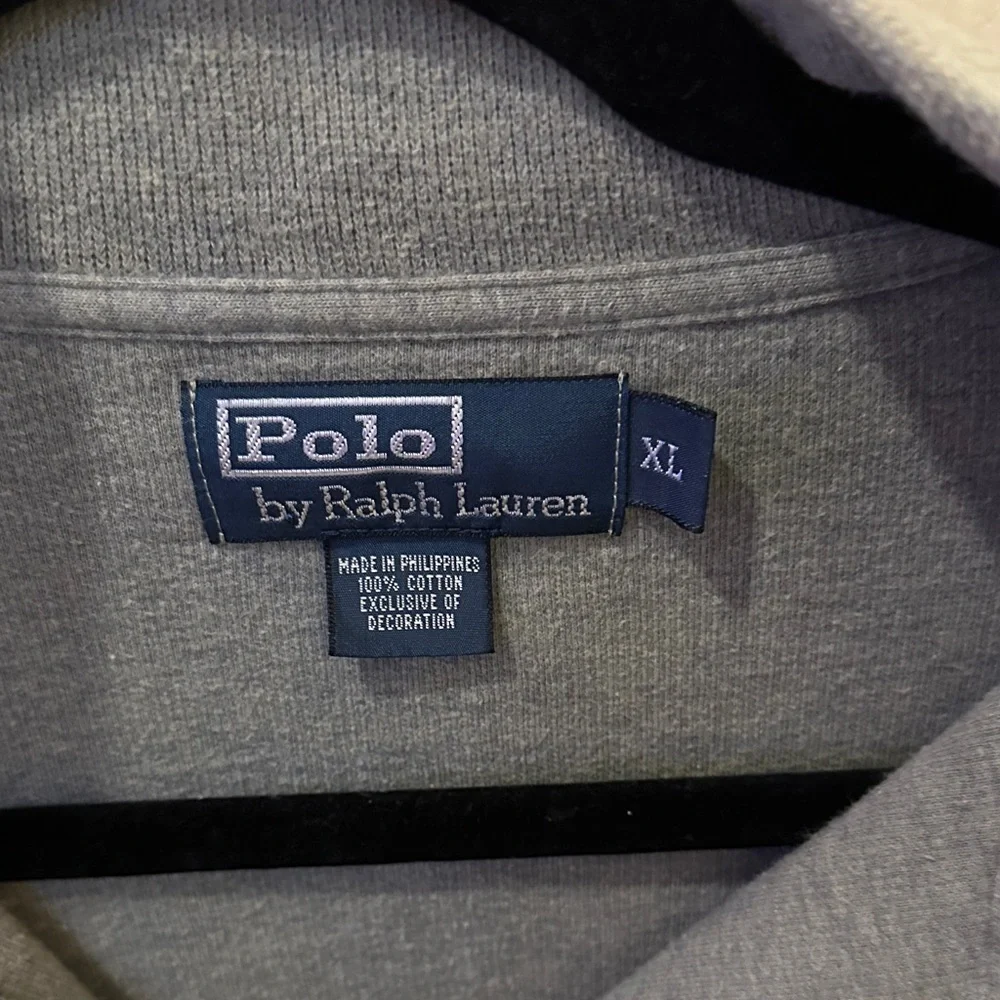 Polo by Ralph Lauren Men's Olive Zip-Up Sweater sz XL
